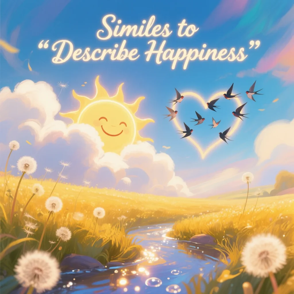Similes to Describe Happiness