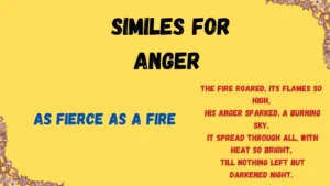 Read more about the article Similes for Anger with Meaning and Examples
