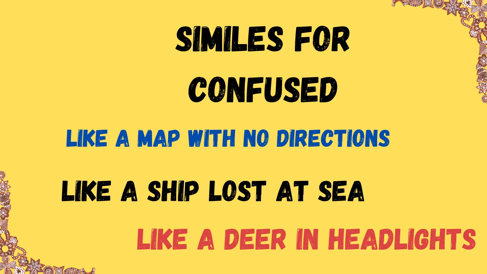 You are currently viewing Similes for Confused: Vivid Comparisons to Describe Uncertainty