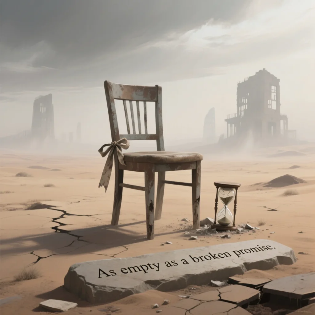 As empty as a broken promise