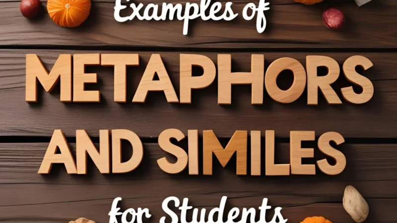 examples of metaphors and similes for students