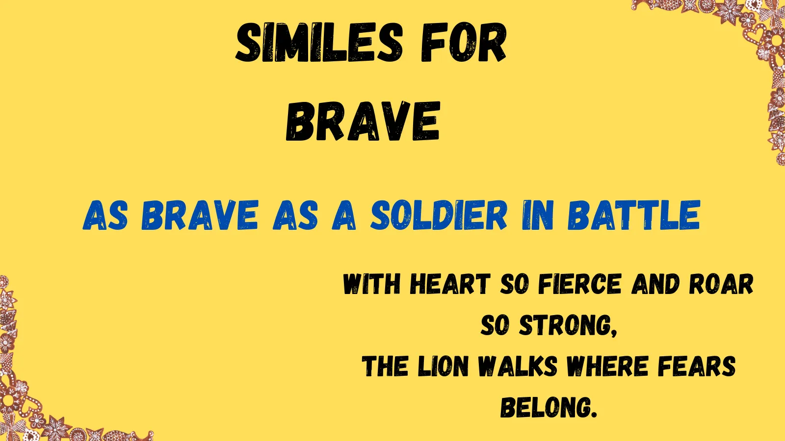 You are currently viewing As Brave As: 30 Similes for Brave to Inspire Courage