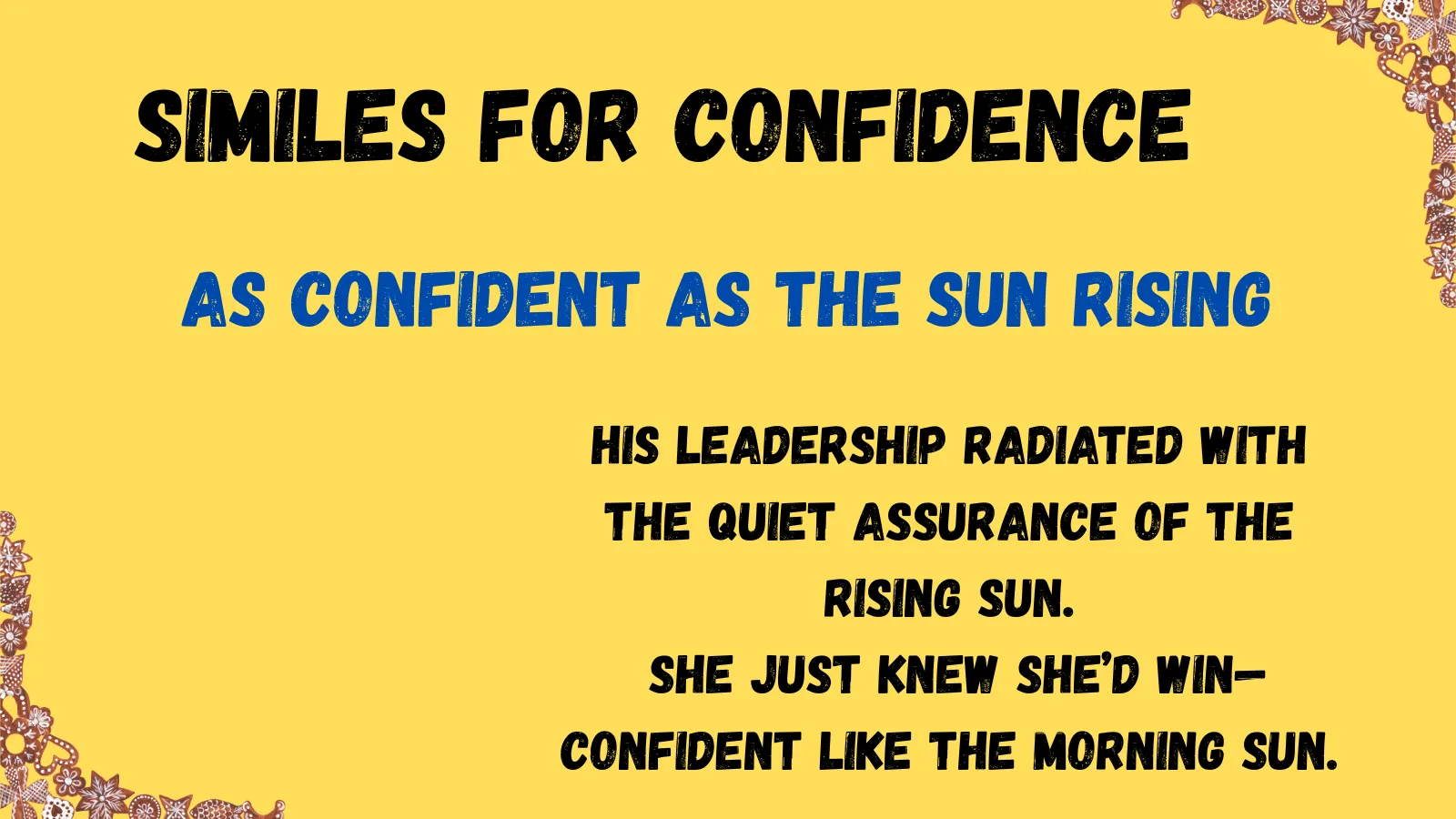 You are currently viewing Similes for Confidence – Strength in Every Comparison
