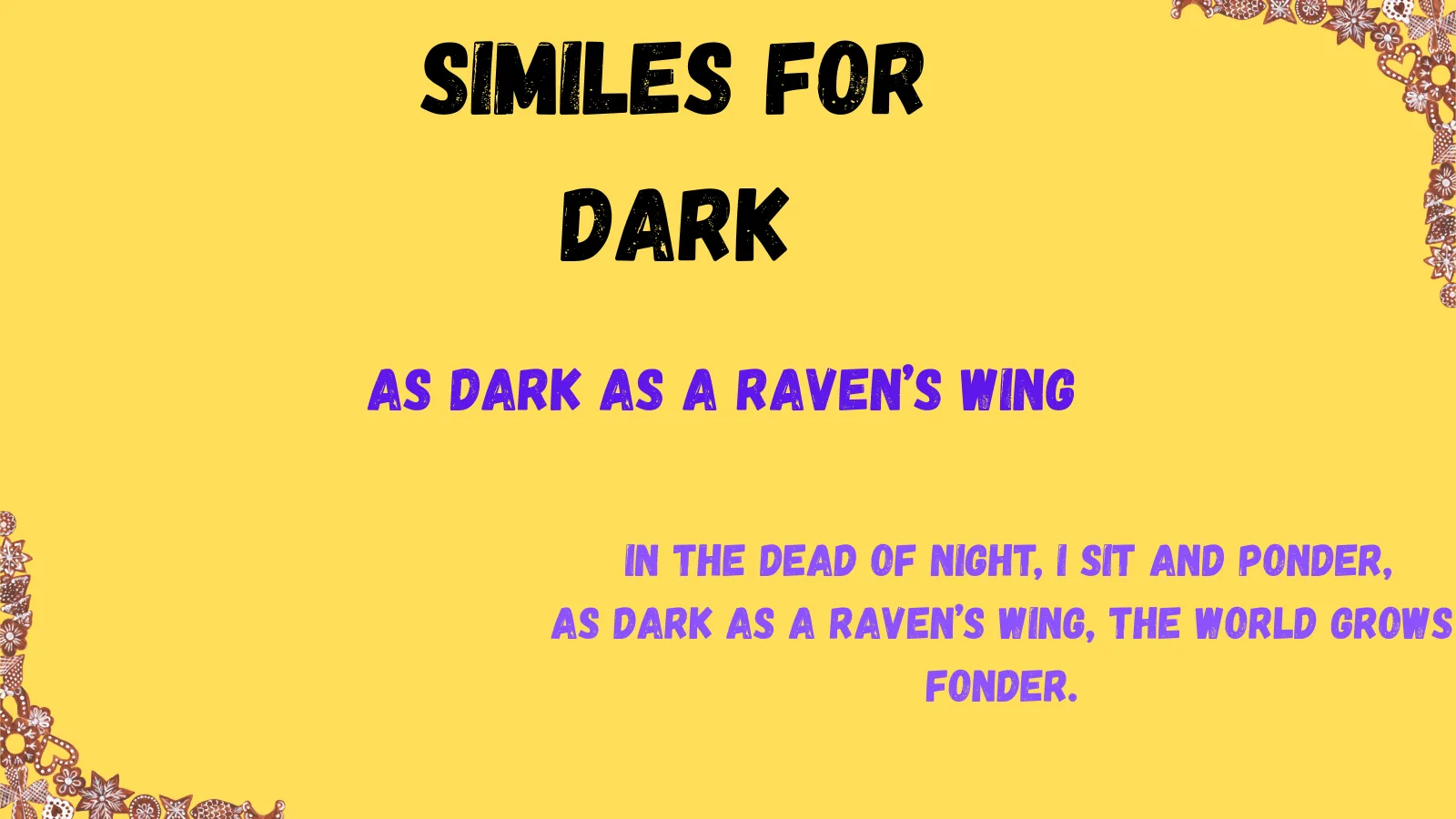 You are currently viewing 25 Similes for Dark: Exploring the Depths of Shadow
