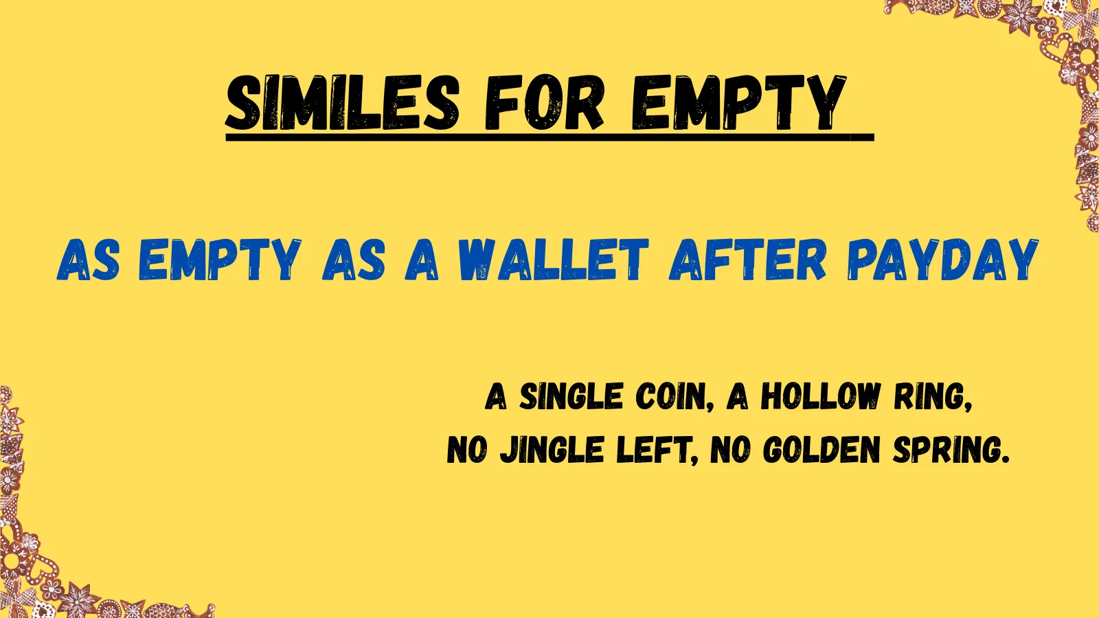 You are currently viewing 25+ Similes for Empty That Stir the Imagination