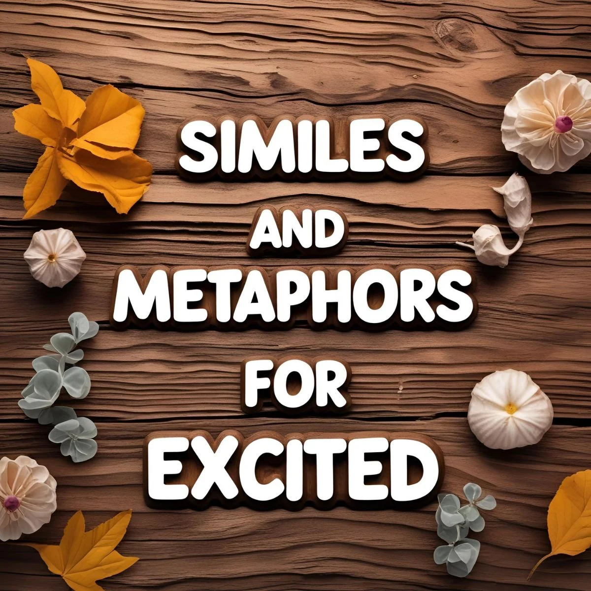 You are currently viewing Similes and Metaphors for Excited: Igniting Your Words with Energy 🔥
