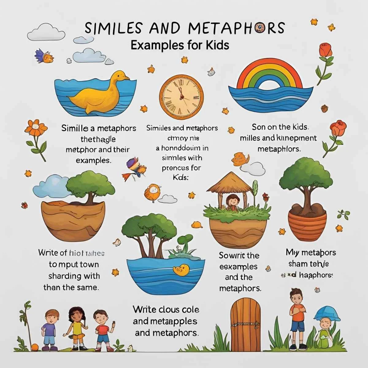 You are currently viewing Similes and Metaphors for Kids: Fun with Words 🌈