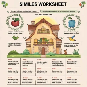 Read more about the article Similes Worksheet for Grade 4: Spark Your Imagination! 🌟