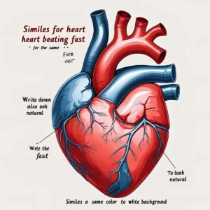 Read more about the article Similes for Heart Beating Fast: Capturing the Pulse of Emotion 💓