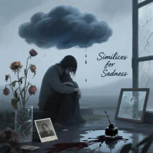 Read more about the article 35+ Similes for Sadness in 2025: Painting Sorrow with Words 😔