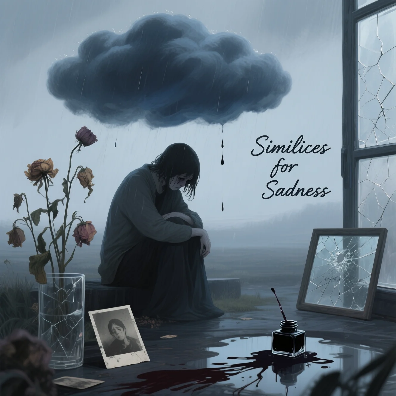Read more about the article 35+ Similes for Sadness in 2025: Painting Sorrow with Words 😔