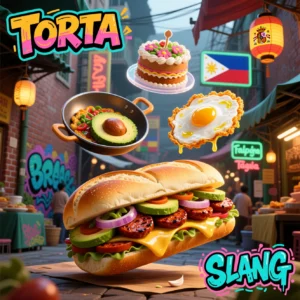 Read more about the article 🥪 Torta Meaning Slang (2025) – Mexico, Spain, Philippines & Internet Explained