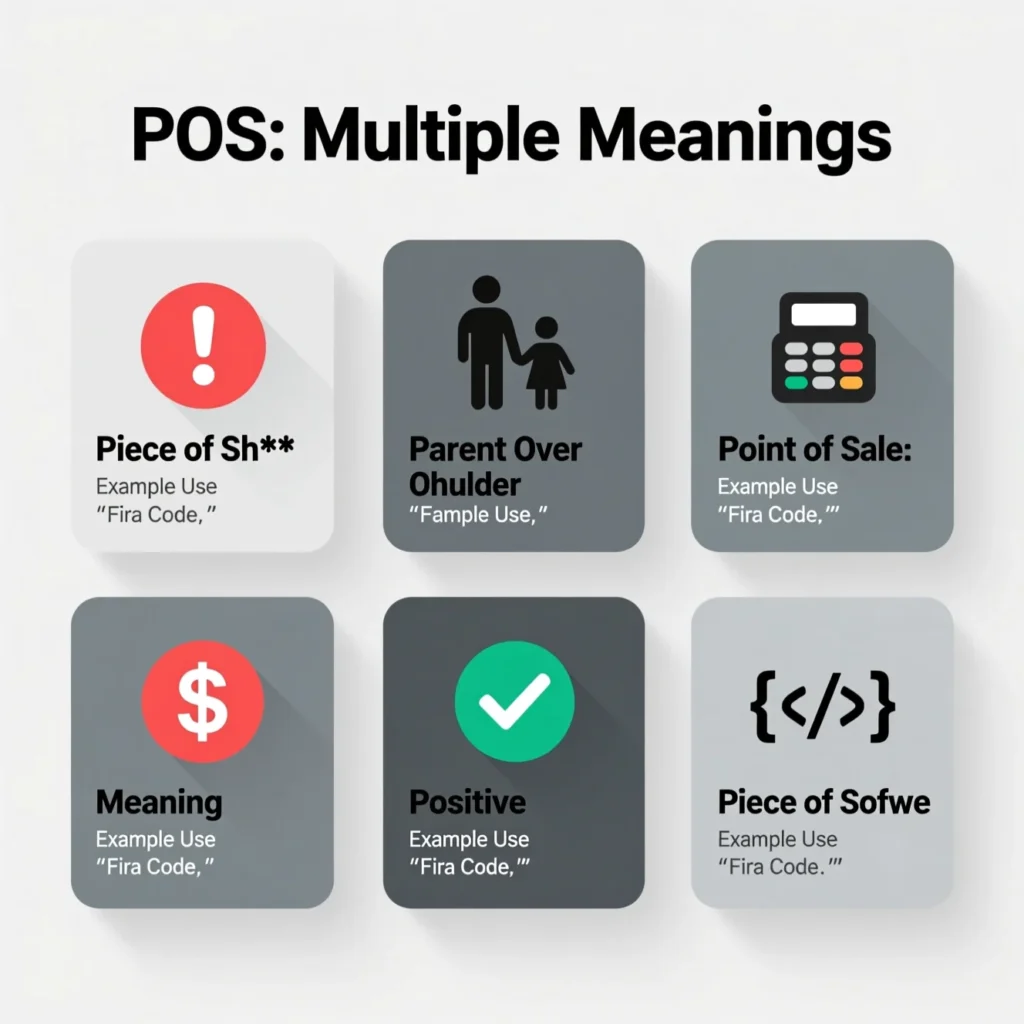 pos meaning slang