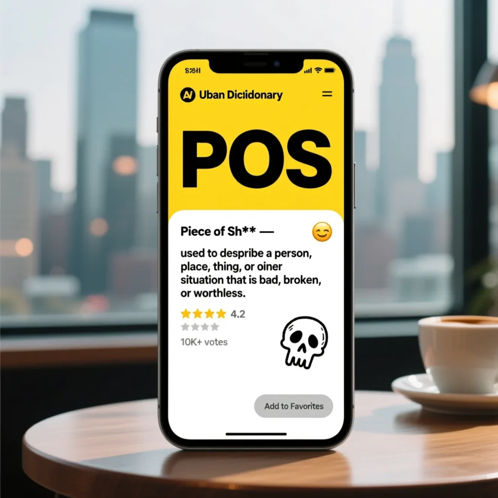 pos meaning slang