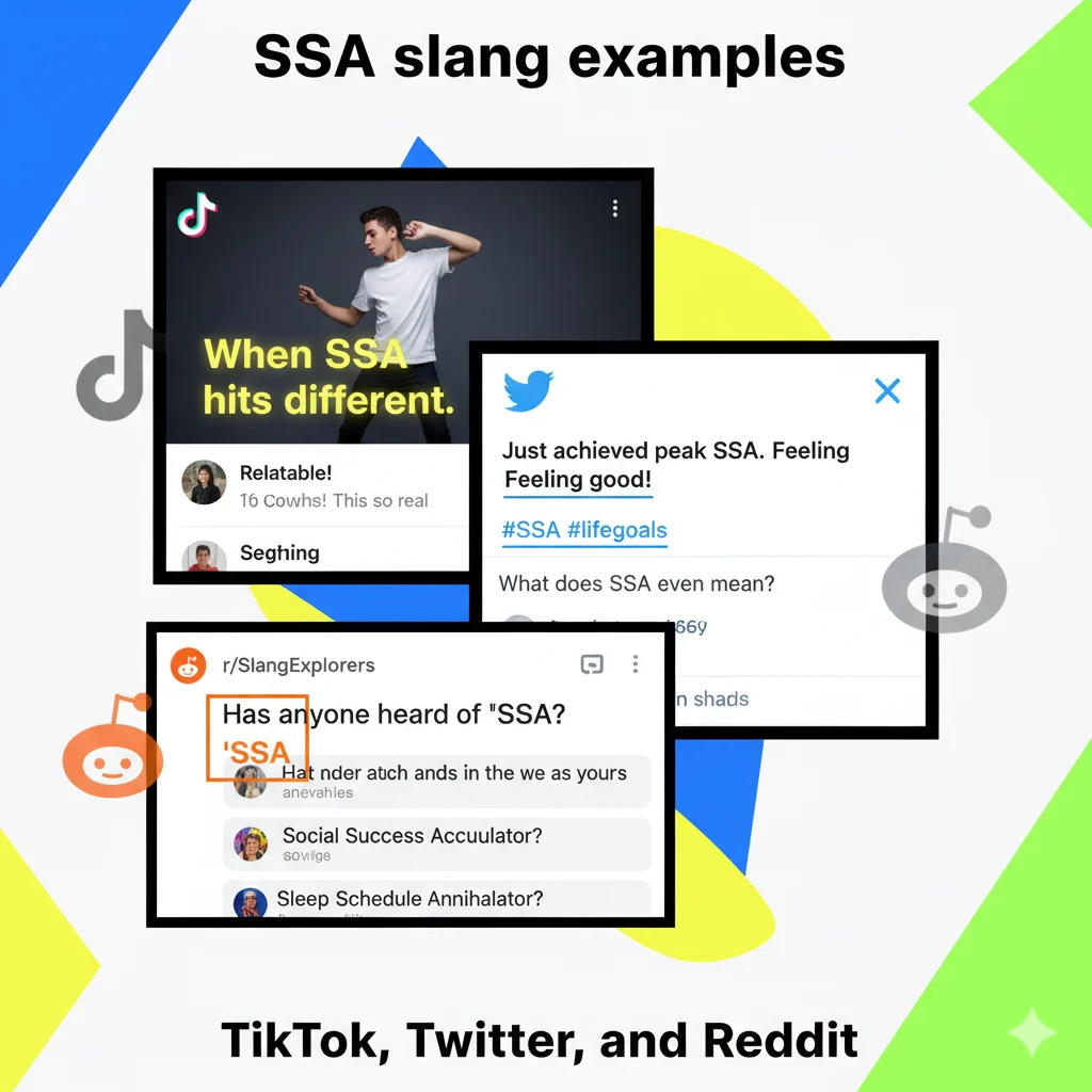 SSA Meaning in Texting & Social Media