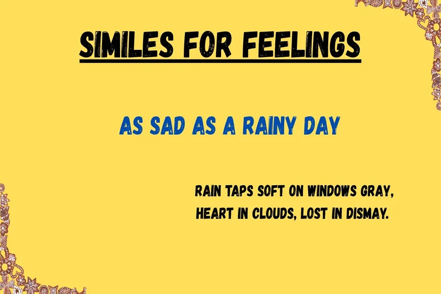 Examples of similes in songs