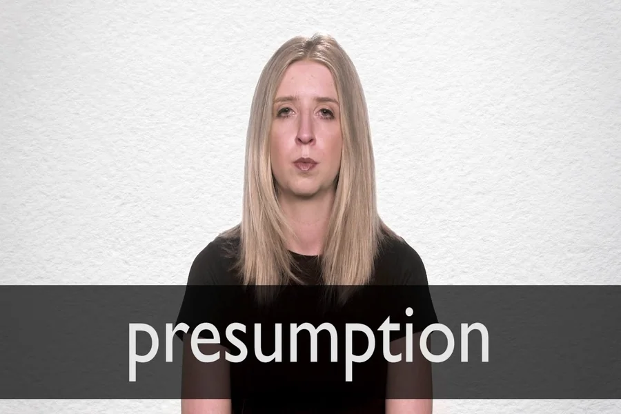 Presumption meaning