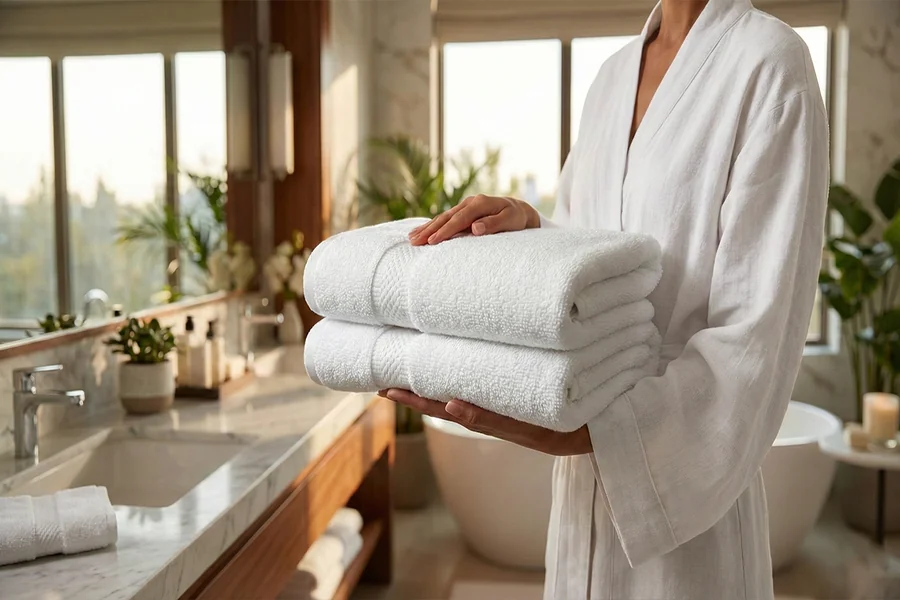 You are currently viewing How to Choose the Best Bath Towels for Hotels (Complete Buyer’s Guide)
