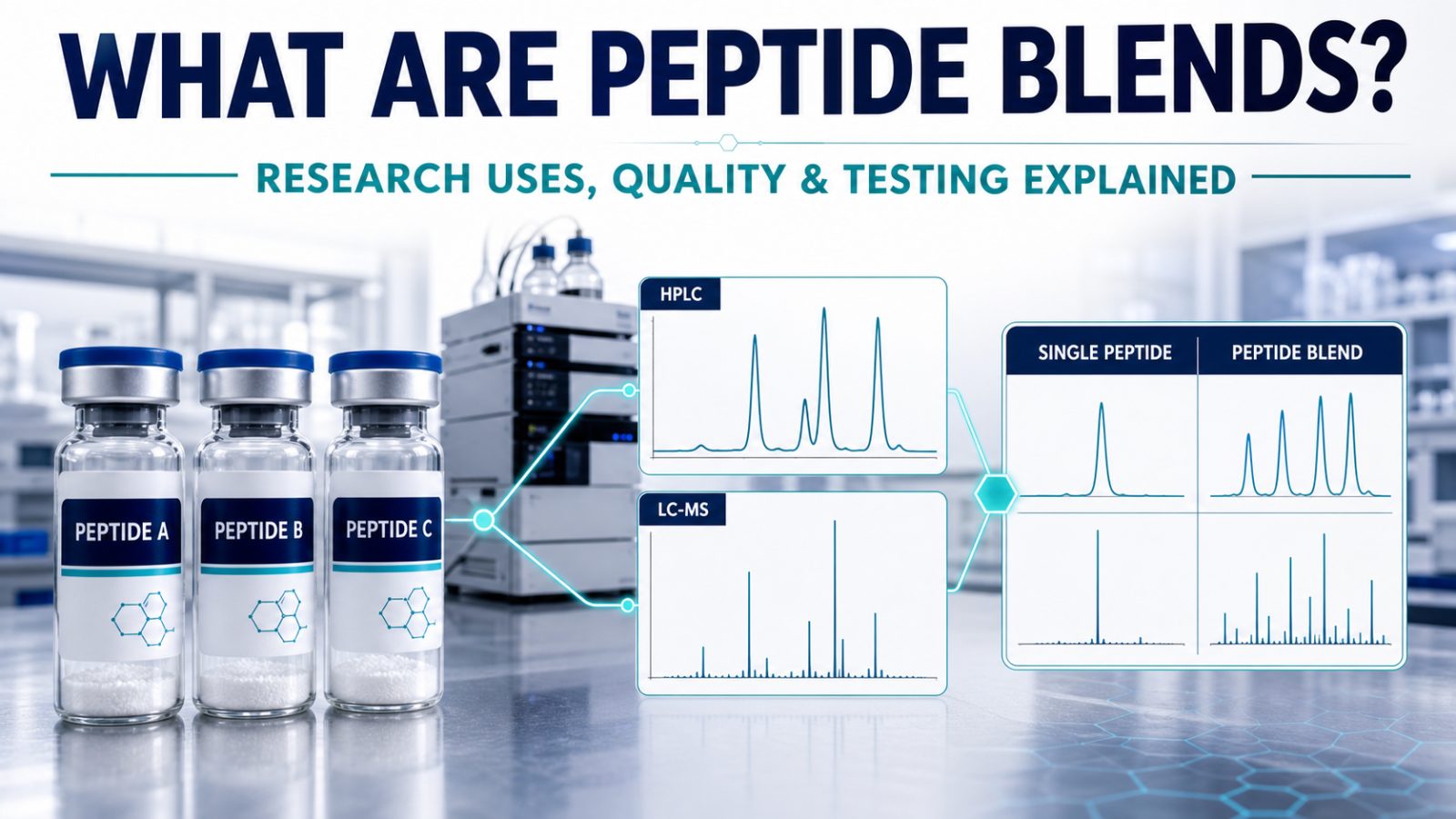 You are currently viewing What Are Peptide Blends? Research Uses and Quality Checks